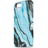 Aqua Blue Marble Ink iPhone 8 Pro Case
