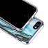 Aqua Blue Marble Ink iPhone SE (2nd & 3rd Gen) Clear Case