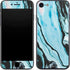 Aqua Blue Marble Ink iPhone SE (2nd & 3rd Gen) Skin