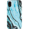 Aqua Blue Marble Ink iPhone XR Pro Case