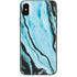 Aqua Blue Marble Ink iPhone XS Skin