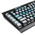 Aqua Blue Marble Ink K95 RGB PLATINUM Mechanical Gaming Keyboard Skin