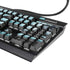 Aqua Blue Marble Ink K95 RGB PLATINUM Mechanical Gaming Keyboard Skin