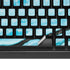 Aqua Blue Marble Ink K95 RGB PLATINUM Mechanical Gaming Keyboard Skin