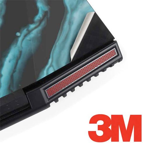 Aqua Blue Marble Ink Legion Y720 Skin