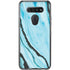 Aqua Blue Marble Ink LG K51/Q51 Clear Case