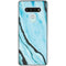 Aqua Blue Marble Ink LG Stylo 6 Clear Case