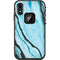 Aqua Blue Marble Ink LifeProof Fre iPhone Skin