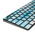 Aqua Blue Marble Ink Magic Keyboard with Numeric Keypad Skin