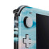 Aqua Blue Marble Ink Nintendo Switch Lite Skin