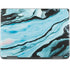 Aqua Blue Marble Ink Notebook 9 Pro 13in (2017) Skin
