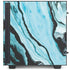 Aqua Blue Marble Ink NZXT H510 Compact ATX Mid-Tower Case Skin