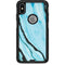 Aqua Blue Marble Ink Otterbox Commuter iPhone Skin
