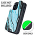 Aqua Blue Marble Ink Otterbox Defender iPhone Skin