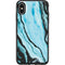 Aqua Blue Marble Ink Otterbox Symmetry iPhone Skin