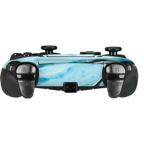 Aqua Blue Marble Ink PlayStation Scuf Vantage 2 Controller Skin