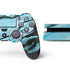 Aqua Blue Marble Ink PS4 Slim Bundle Skin