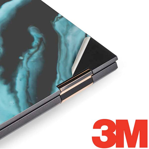 Aqua Blue Marble Ink HP Spectre Skin