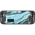 Aqua Blue Marble Ink Steam Deck Handheld Gaming Computer Skin