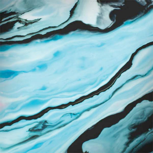 Aqua Blue Marble Ink Surface Book 2 13.5in Skin