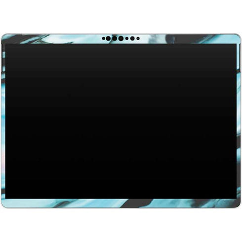 Aqua Blue Marble Ink Surface Pro 9 Skin