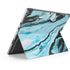Aqua Blue Marble Ink Surface Pro 9 Skin