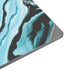 Aqua Blue Marble Ink Universal Laptop 12in (9.8 x 6.8in) Skin