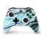 Aqua Blue Marble Ink Xbox One S Controller Skin