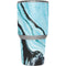 Aqua Blue Marble Ink Yeti 30oz Rambler Tumbler Skin
