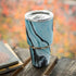 Aqua Blue Marble Ink Yeti 30oz Rambler Tumbler Skin