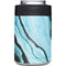 Aqua Blue Marble Ink Yeti Colster Can Insulator Skin