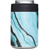Aqua Blue Marble Ink Yeti Colster Can Insulator Skin