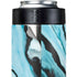 Aqua Blue Marble Ink Yeti Colster Can Insulator Skin