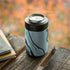 Aqua Blue Marble Ink Yeti Colster Can Insulator Skin