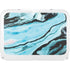 Aqua Blue Marble Ink YETI Tundra 35 Hard Cooler Skin