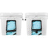 Aqua Blue Marble Ink YETI Tundra 35 Hard Cooler Skin