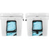 Aqua Blue Marble Ink YETI Tundra 45 Hard Cooler Skin