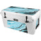 Aqua Blue Marble Ink YETI Tundra 65 Hard Cooler Skin