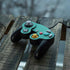 Aqua Blue Blue Solid Nintendo GameCube Controller Skin