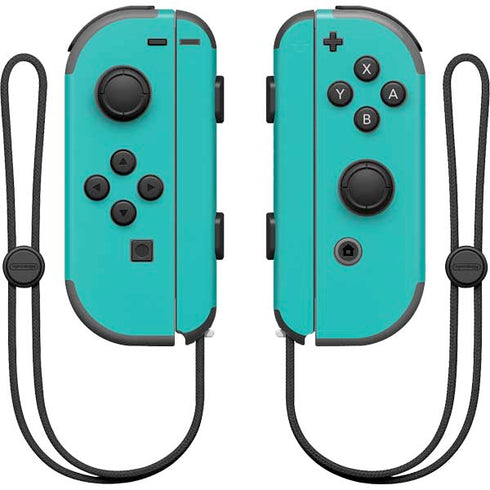 Aqua Blue Blue Solid Nintendo Joy-Con (L/R) Controller Skin