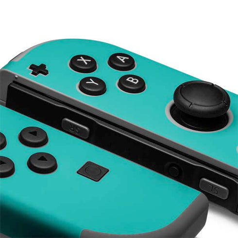 Aqua Blue Blue Solid Nintendo Joy-Con (L/R) Controller Skin