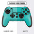 Aqua Blue Blue Solid PlayStation Scuf Vantage 2 Controller Skin