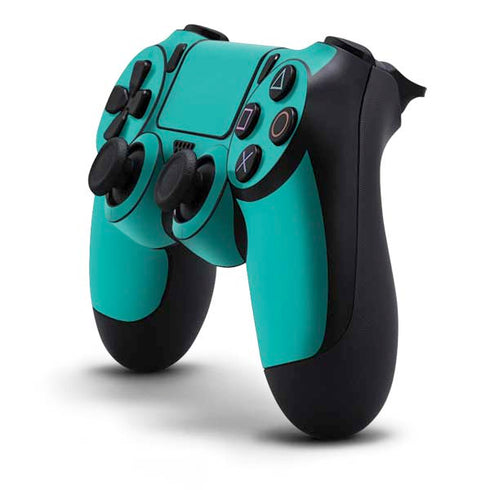 Aqua Blue Blue Solid PS4 Controller Skin