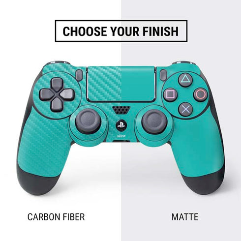 Aqua Blue Blue Solid PS4 Controller Skin