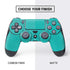 Aqua Blue Blue Solid PS4 Controller Skin
