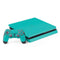 Aqua Blue Blue Solid PS4 Slim Bundle Skin