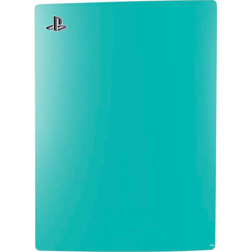 Aqua Blue Blue Solid PS5 Digital Edition Bundle Skin