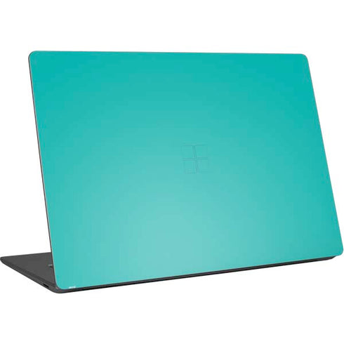 Aqua Blue Blue Solid Surface Laptop 4 15in Skin