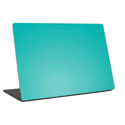 Aqua Blue Blue Solid Universal Laptop 16.6in (13.4 x 9.7in) Skin