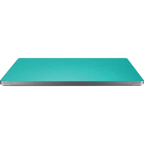 Aqua Blue Blue Solid Universal Laptop 16.6in (13.4 x 9.7in) Skin